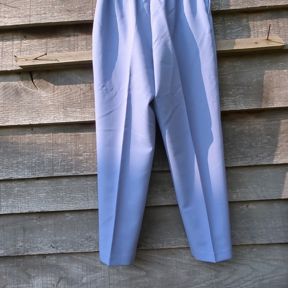 Alfred Dunner Womens 12 Pants Pull On Elastic Waist Slant Pockets Lilac - Picture 7 of 11